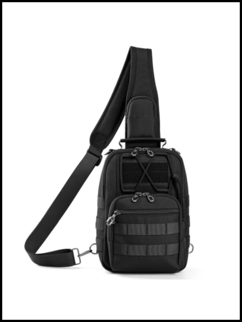 Tactical Sling Crossbody Bag Anti-Theft RFID Nylon Unisex